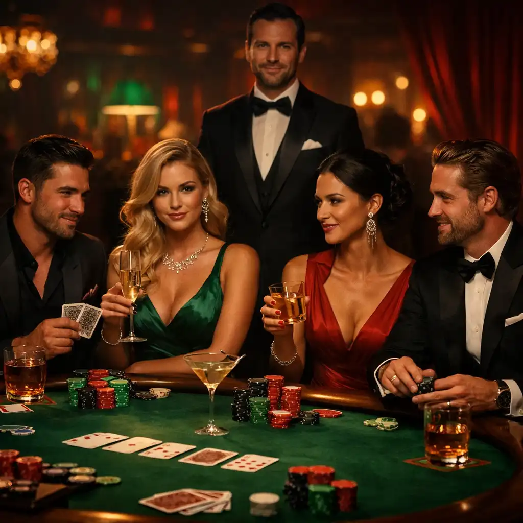 Luxusní pokerový večer Zdrojnika s hosty u tematických stolů